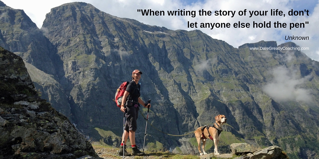 When writing the story of your life | Dare Greatly Coaching