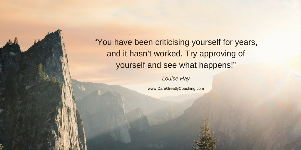 You have been criticising yourself | Dare Greatly Coaching